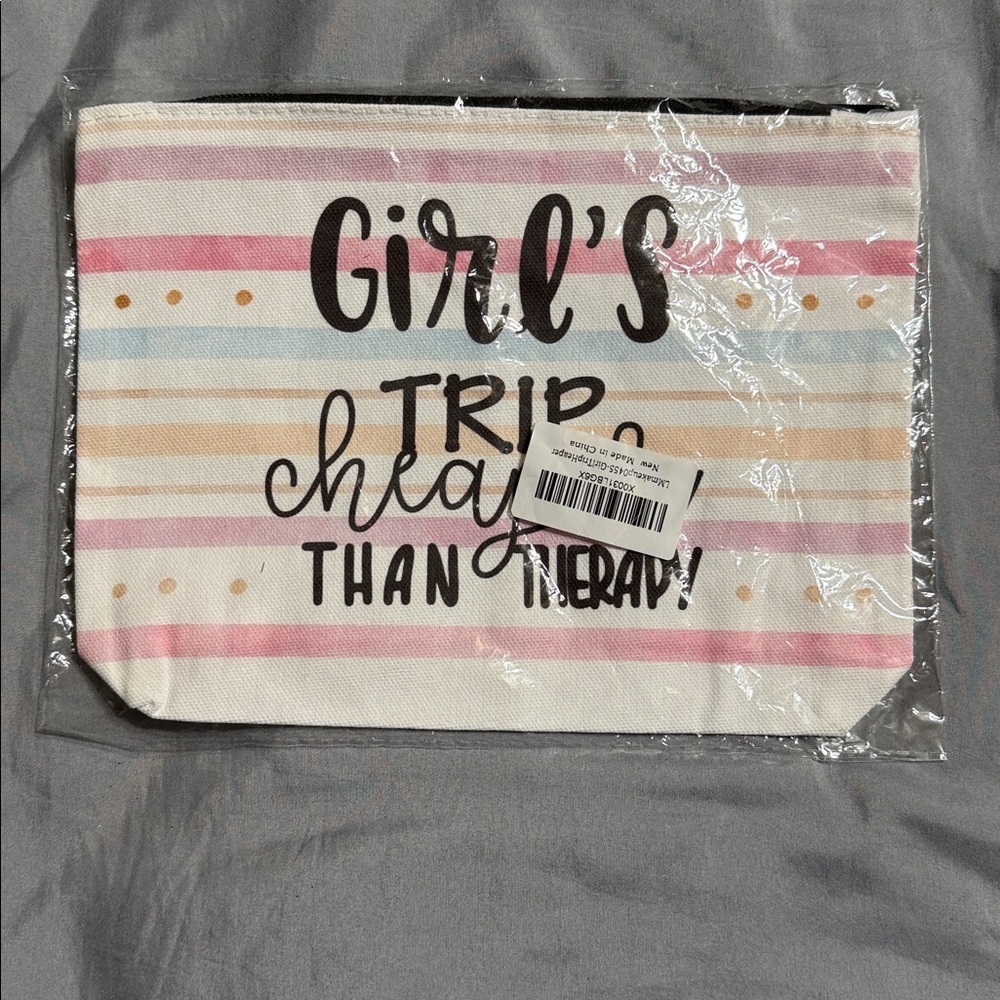 New Girl’s Trip zip pouch bag